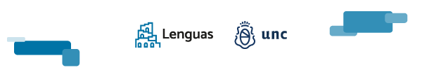 Logos de la Facultad de Lenguas y la Universidad Nacional de Córdoba.